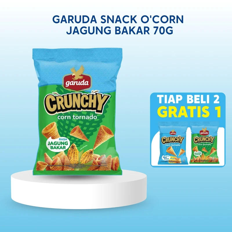 Garuda Snack O'corn Jagung Bakar 70g (Beli 2 Gratis 1)