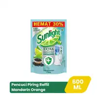 Sunlight Pencuci Piring Higienis Mandarin Orange 600mL