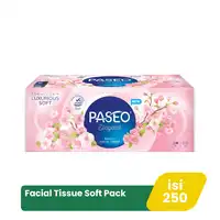 Paseo Facial Tissue Soft Pack 250's