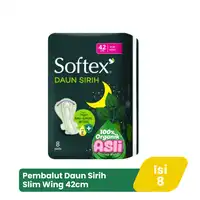 Softex Pembalut Daun Sirih 8's Slim Wing 42cm