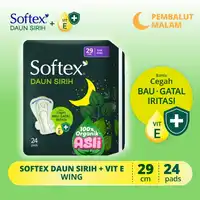 Softex Pembalut Daun Sirih 24's Wing 29cm