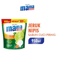 Mama Lemon Cairan Pencuci Piring Extra Clean Jeruk Nipis 950ml