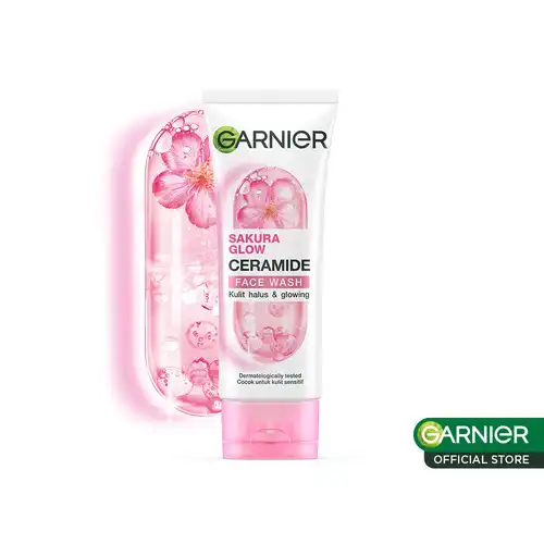 Garnier Sakura Glow Hyaluron Face Wash 100ml